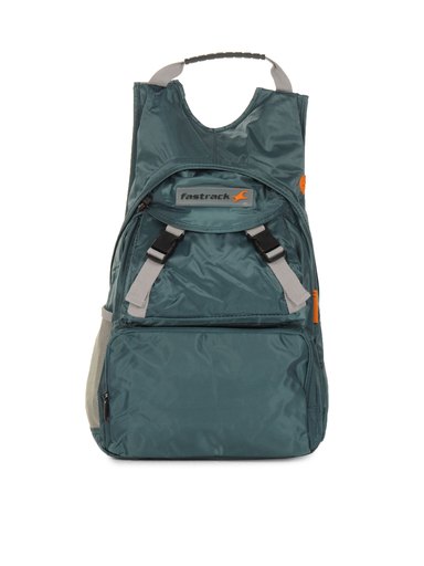 Fastrack Men Polyester Green Backpack
